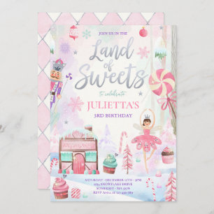 Convites Camada De Leite De Açúcar De Um Quebra-Noz Doce An