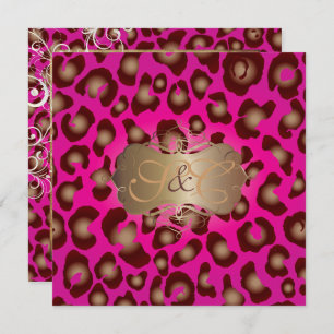 CONVITES CAMADAS DE LEOPARD/PEARL/VINTAGEM/BCKGRND