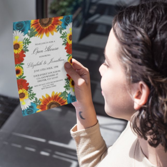 Convites Câmara Aberta Floral de Verão (Criador carregado)