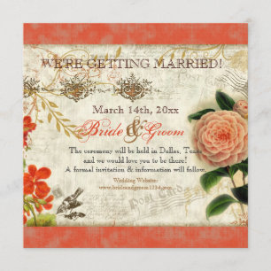 Convites Camélia Beija-flor Botânico Salve a Data