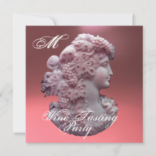 CONVITES CAMEO ANTIGO, SENHORA E UVAS FESTA DE DEGUSTAÇÃO D