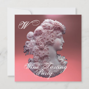 CONVITES CAMEO ANTIGO, SENHORA E UVAS FESTA DE DEGUSTAÇÃO D