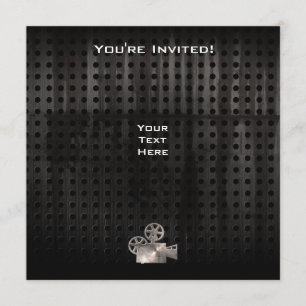 Convites Câmera de filmes robustos