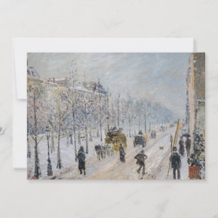 Convites Camille Pissarro - Boulevares Exteriores, Efeito d