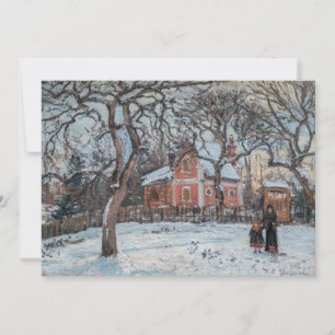 Convites Camille Pissarro - Castanheiros em Louveciennes