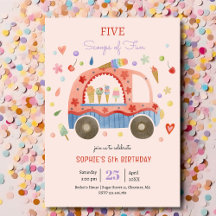 Caminhão de sorvete Coca-Colas de aniversário de c