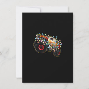 Convites Caminhão Monstro Incrível com Luzes de Natal