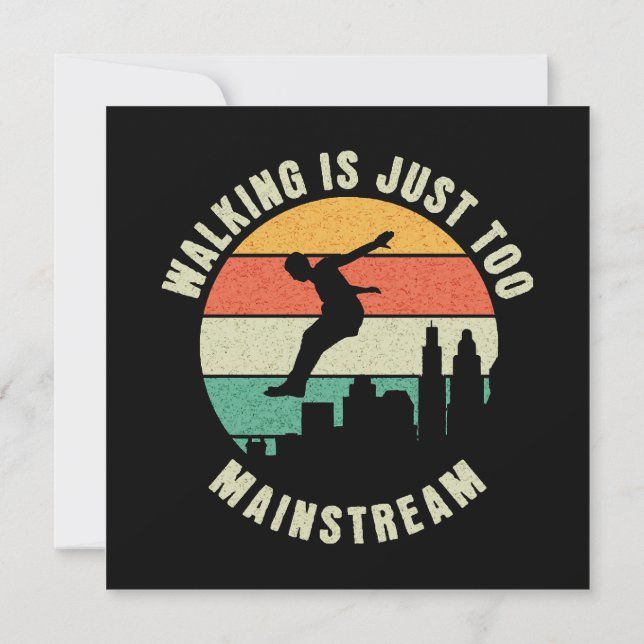 Convites Caminhar é Muito Mainstream (Verso)