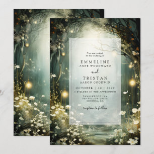 Convites Caminho Florido da Floresta Encantada Casamento Ve