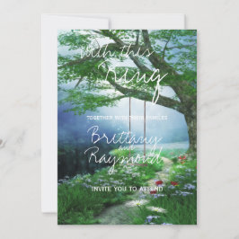 CONVITES CAMINHO PARA O CASAMENTO DE FLUXO DE TERRA PARA TE