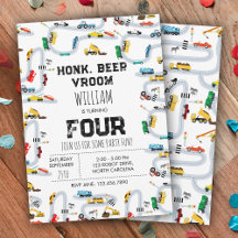 Caminhões de Transporte Bipe de Honk Vroom Anivers