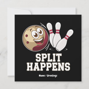 Convites Camisa de boliche para Homens e Mulheres Acontece 