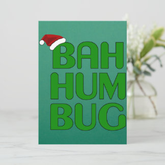Convites Camisa de Natal Bah Humbug Arte-Natal Humbug Papai