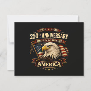 Convites Camisa do 250º Aniversário EUA 250º América