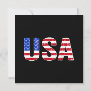Convites Camiseta EUA Bandeira Americana Patriótica Homens 