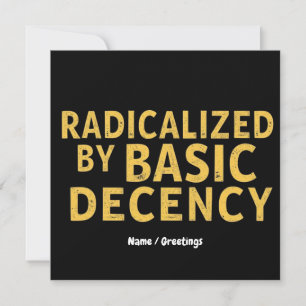 Convites Camiseta Feminina Engraçada Radicalizada pela Decê