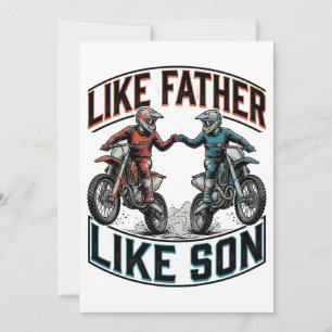 Convites Camiseta Vetorial Vintage de Motocross Filho Como