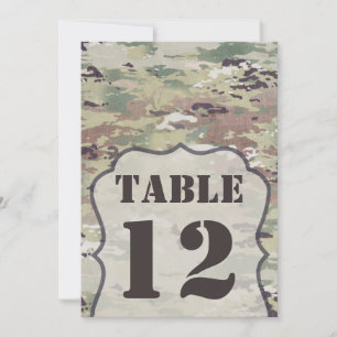Convites Camofone Uniforme de Camofl OCP de Exército de N