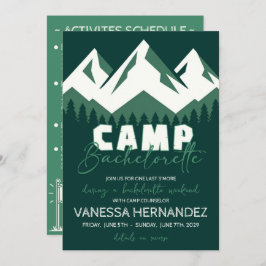 Convites Camp Bachelorette