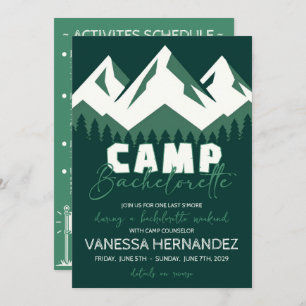 Convites Camp Bachelorette