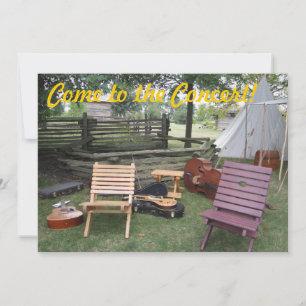 Convites Camp de Bandas de músicos "Venha ao concerto!"Con