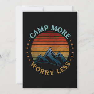 CONVITES CAMP MAIS PREOCUPADO MENOS