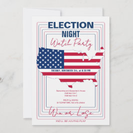 Convites Campanha Eleitoral 2024 Partido da Noite Eleitoral