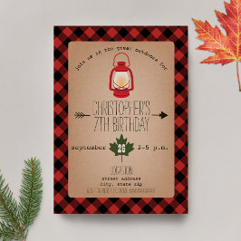 Convites Campanha/Festa de aniversário selvagem exterior