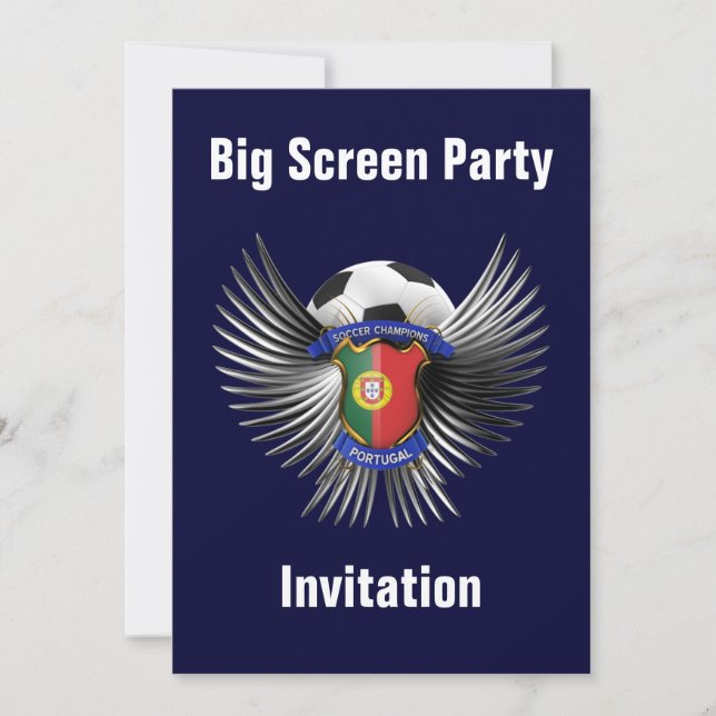 Convites Campeões de Futebol de Portugal (Frente)
