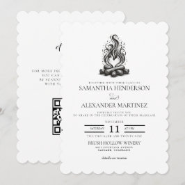 Convites Campfire Love Wedding