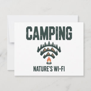 Convites Camping Natures Wifi
