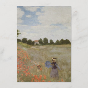 Convites Campo das papoilas Claude Monet