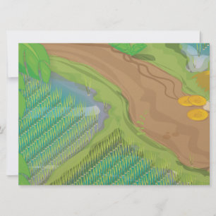 Convites Campo de arroz