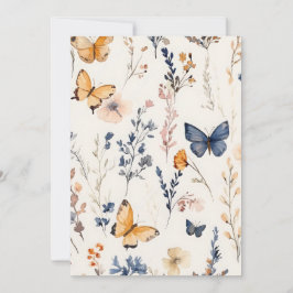 Convites Campo de Borboleta bonito
