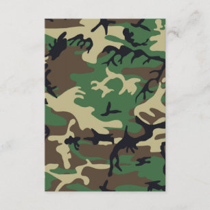 Convites Camuflagem Militar