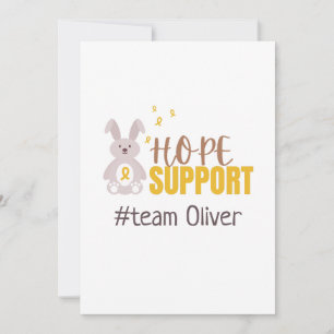 Convites cancer infantil. Papel de Carta #do nome da equipe