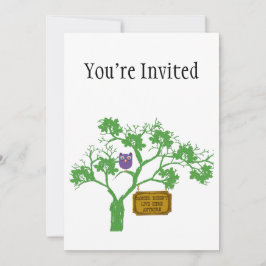 Convites Cancer não vive aqui, coruja