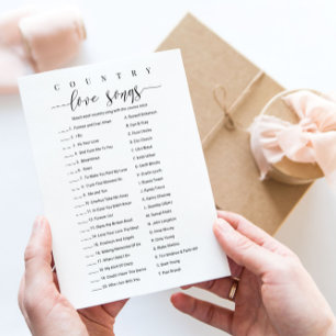 Convites Canções Personalizadas de Amor por País do Jogo de