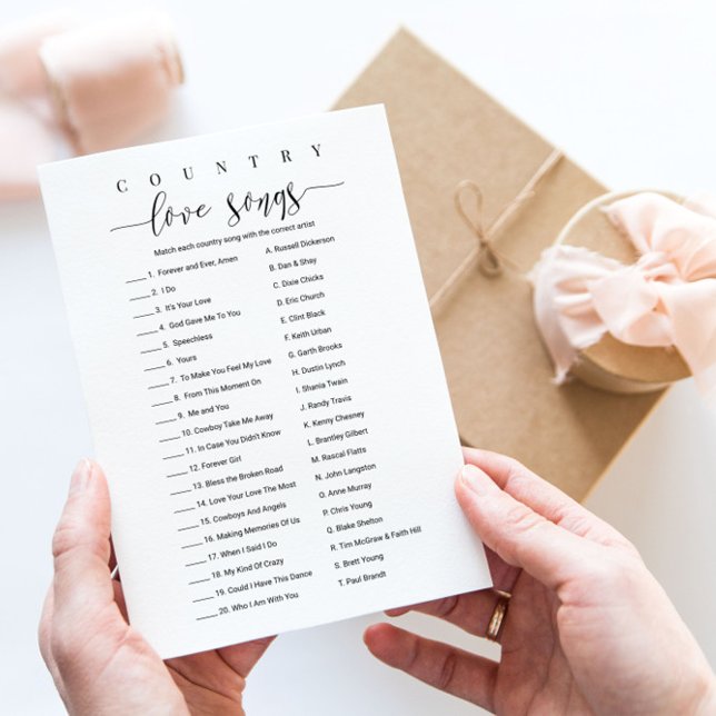 Convites Canções Personalizadas de Amor por País do Jogo de (Criador carregado)