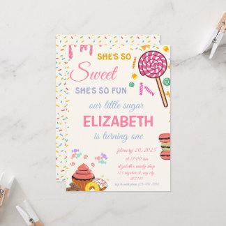Convites Candy Birthday Sweet Celebration Candy Land