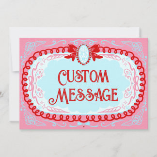 Convites Candy Cameo Personalizado