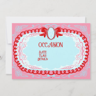 Convites Candy Cameo Personalizado