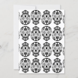 Convites Candy de crânio Calavera açúcar floral mexicano ca