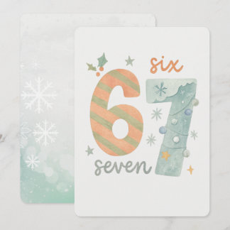 Convites Candy Stripe & Snowflake 67 – Handmade Holiday Num