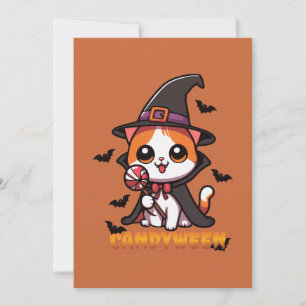 Convites candybetween - halloween brueen witcat