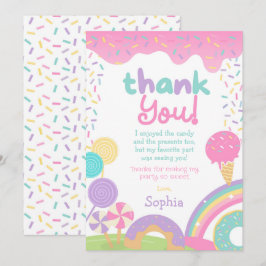 Convites Candyland e Sorvete totalmente personalizáveis