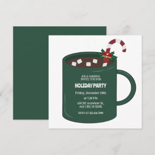 Convites Caneca de chocolate quente 