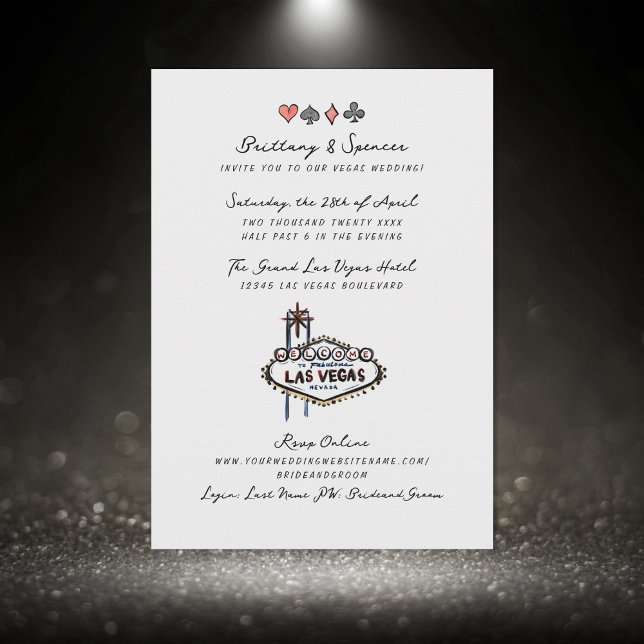 Convites Caneta Desenhada à Mão e Casamento de Tinta em Las (Criador carregado)