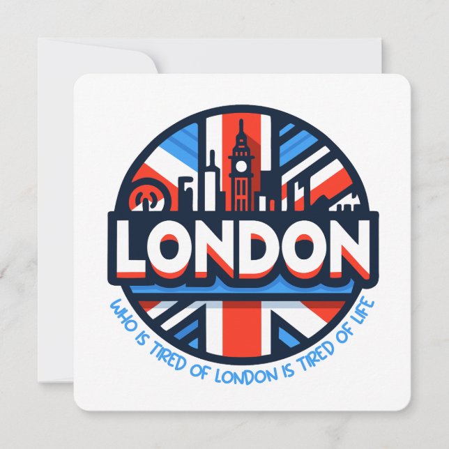 Convites Cansado de Londres (Frente)