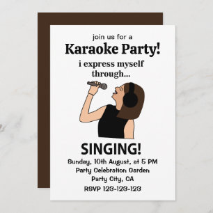 Convites Cantando Eu Me Expresso Através Da Cantação